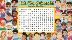 50-Kids Mixed Topic Word Search Puzzle Book Ready For KDP
