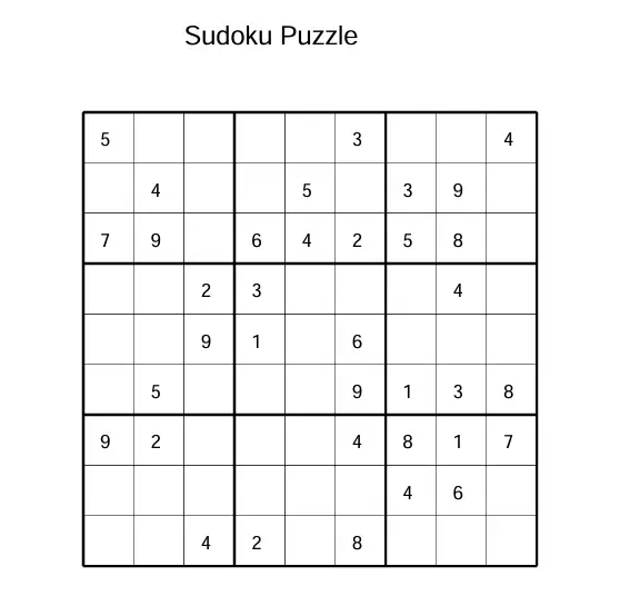 Easy Sudoku With Answers