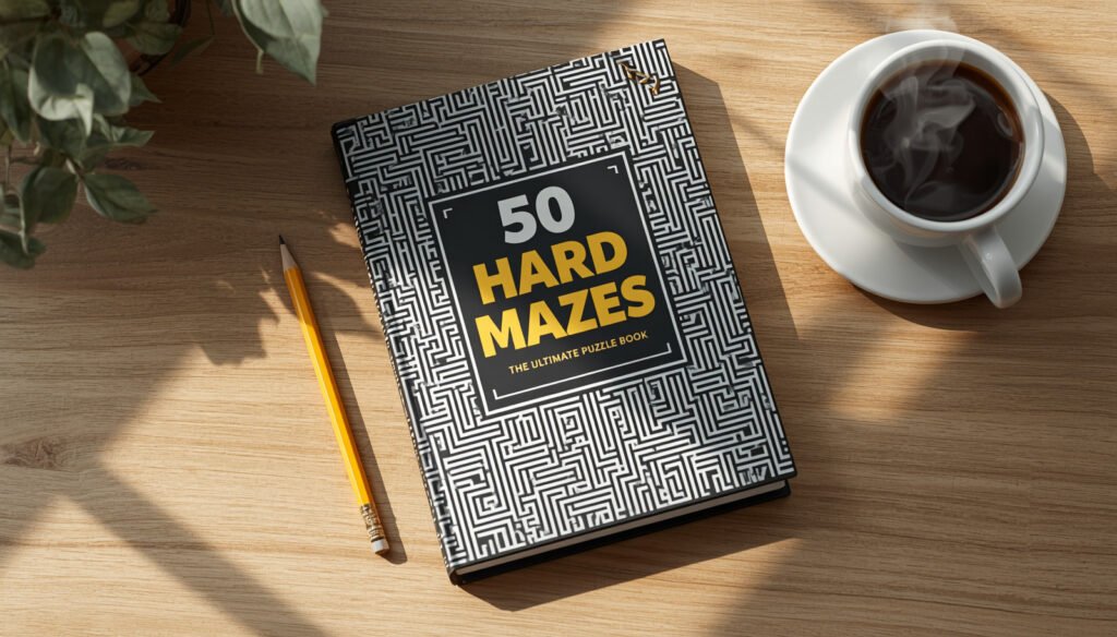 50-Hard-Maze-Puzzle-Book-Free-Printable