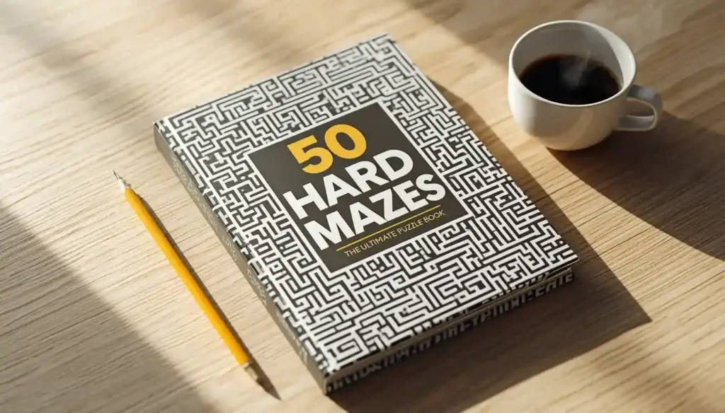 50 Hard Maze Puzzle Book Free Printable Puzzles