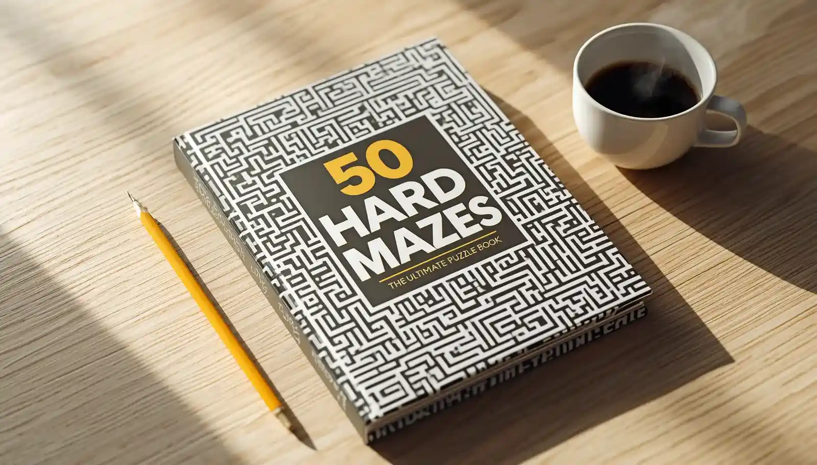 50 Hard Maze Puzzle Book Free Printable