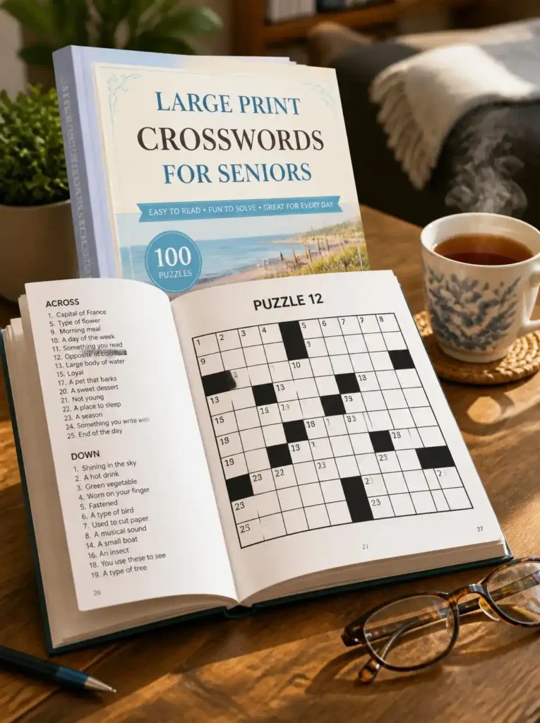50 Crossword Puzzles (Printable PDF with Solutions)