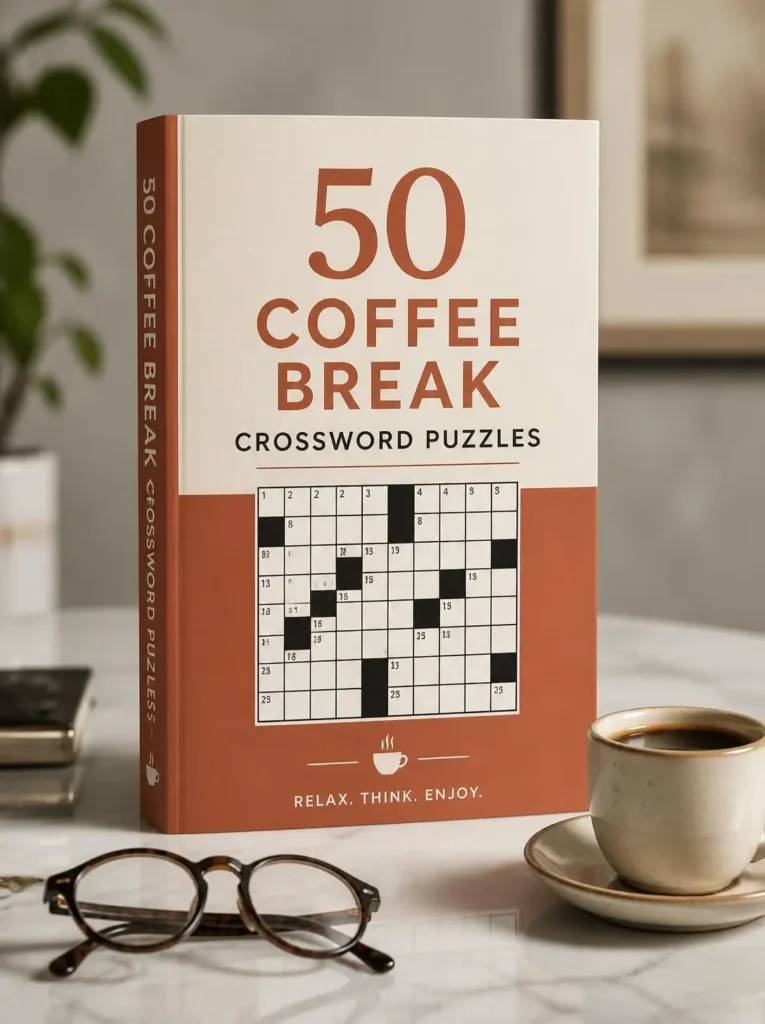50 Coffee Break Crossword Puzzles (Printable PDF)