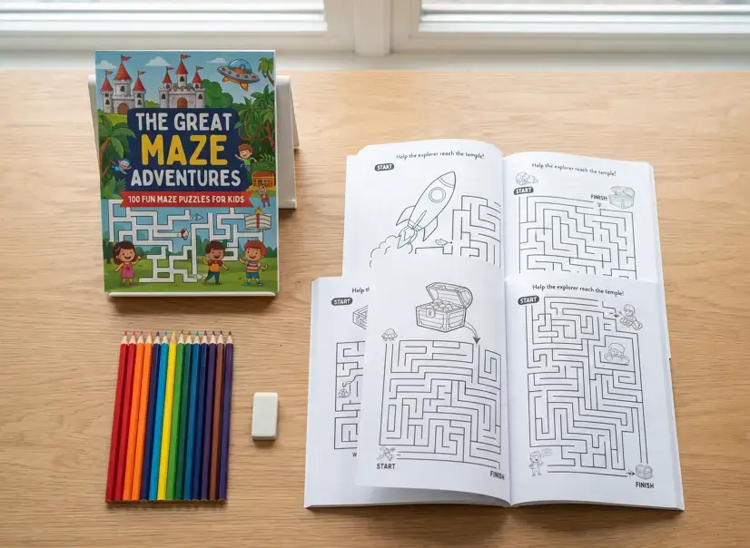 Download 100 free maze worksheets for Kids & Homeschooling (Printable PDF)