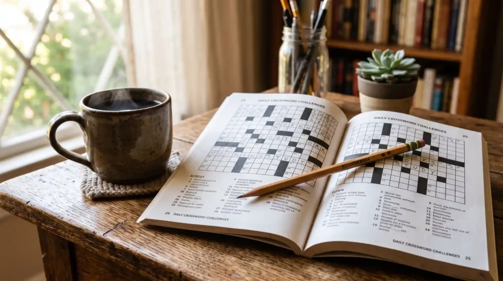 Crossword Puzzle Books for Adults Free [Printable PDF with Solutions]