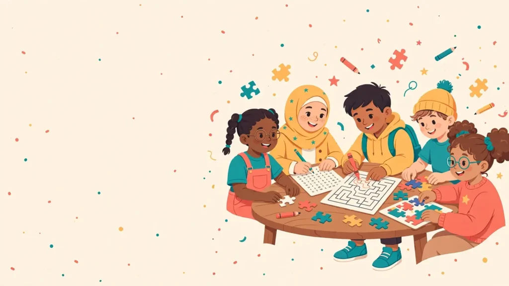 Free printable puzzle books for kids